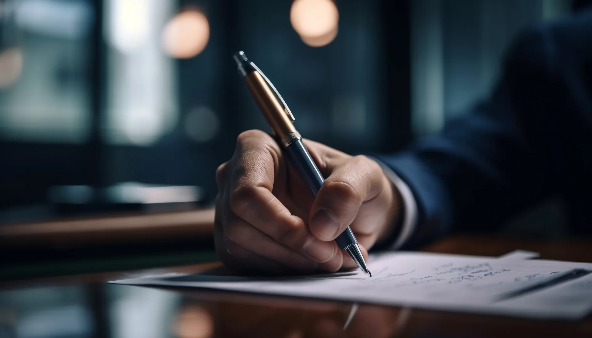 Assinatura de contrato